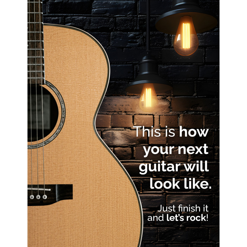 Torrefied AAA Grade European Spruce Classical Guitar Soundboard