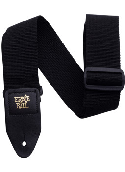 Sangle Ernie Ball Noire Polypropylène