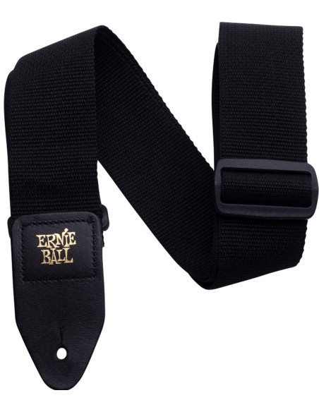 Ernie Ball Polyprop Black Strap | Strap guitar