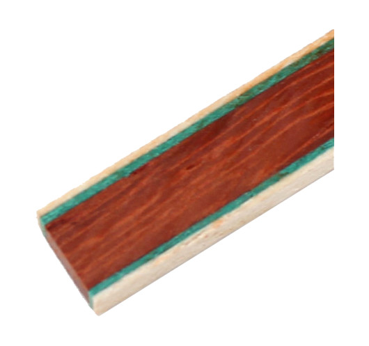 Couvre-joint Éclisse Blanc Vert - Padauk - Vert Blanc