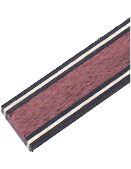 Couvre-joint Éclisse Noir Blanc Noir - Purple Heart - Noir Blanc Noir