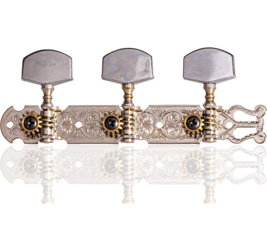 R-24 Electric/Acoustic Guitar 3+3 Chrome-plated Machine Heads | Maderas Barber
