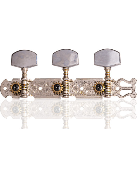 R-24 Electric/Acoustic Guitar 3+3 Chrome-plated Machine Heads | Maderas Barber