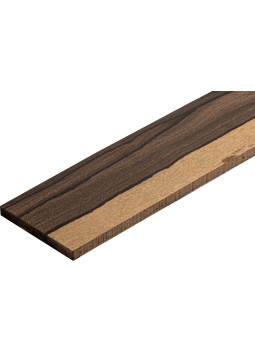 Clearance Ziricote Fingerboard 470/530x75x9 mm. | Maderas Barber