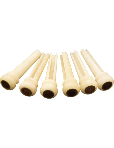 Set Pins osso chitarra acustica BP-04 | Maderas Barber