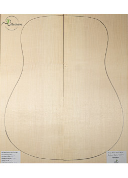 Table en Épicéa des Alpes Nº 000037 Guitare Acoustique MB Exclusive