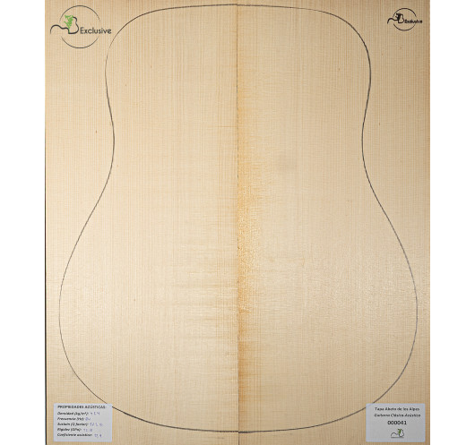 Tapa Abeto de los Alpes Nº 000041 Guitarra Clásica/Acústica MB Exclusive