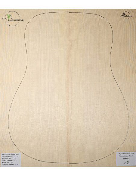 Alpine Spruce Classical/Acoustic Guitar Top MB Exclusive Nº 000044