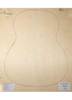 Table en Épicéa des Alpes Nº 000082 Guitare Classique MB Exclusive