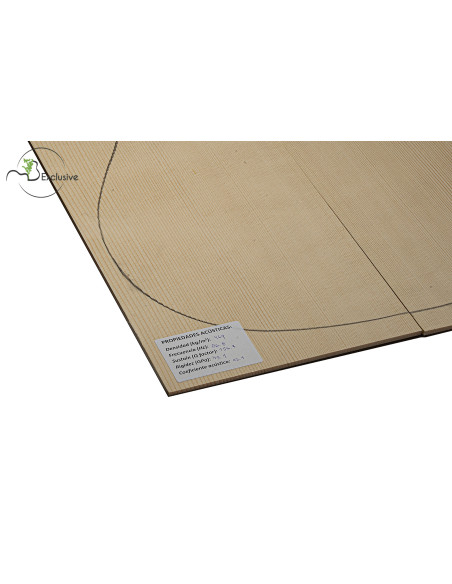 Table en Épicéa des Alpes Nº 000083 Guitare Classique MB Exclusive