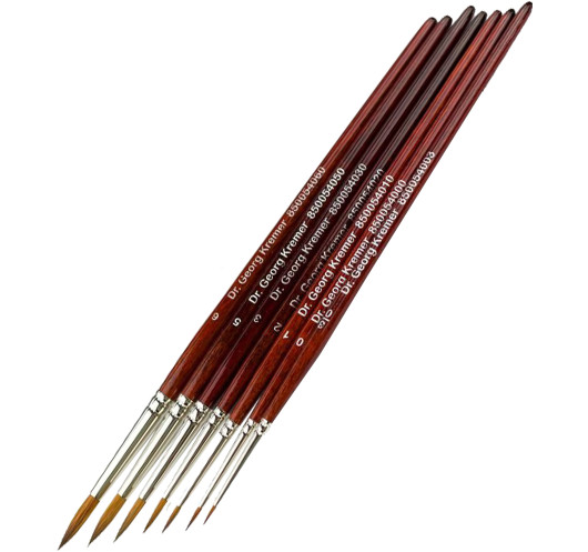 Set de Pinceaux de Retouche Maestro S | Maderas Barber