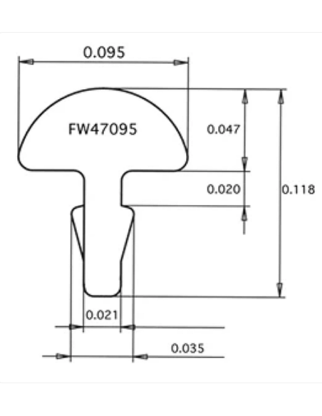 Jeu de Frettes Jescar 2,41 mm Acier Inoxydable FS47095-S | Maderas Barber