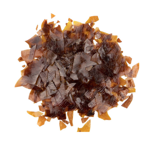 Gomme-laque en Écailles Orange 100 g | Maderas Barber