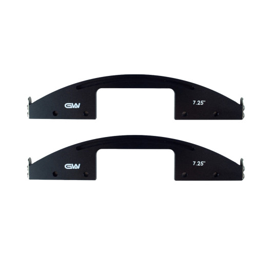 7.25 " Fretboard Radius Template and Router Adapter | Maderas Barber
