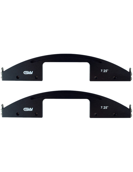 7.25 " Fretboard Radius Template and Router Adapter | Maderas Barber