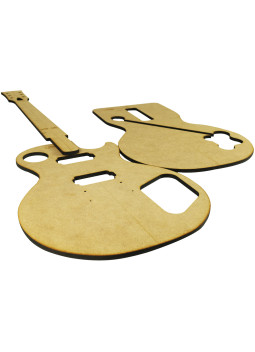 MDF Corps de Guitare LP59