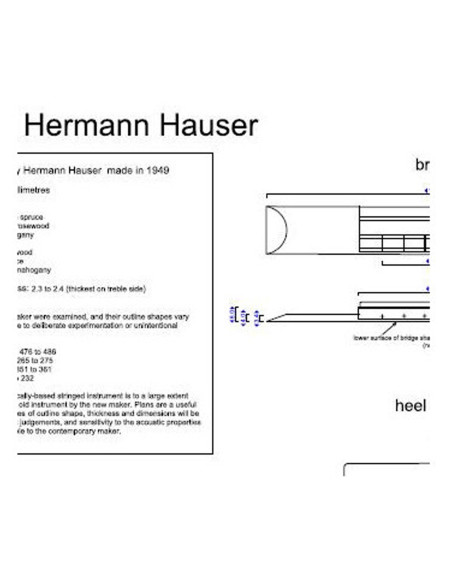 Plan Guitare Classique Hermann Hauser