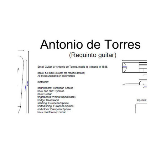 Plano Requinto Antonio  de Torres