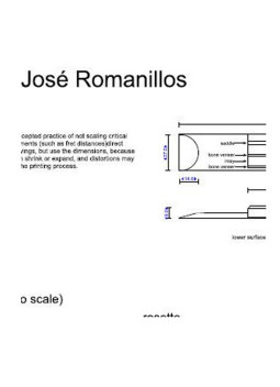 Jose Romanillos Classic Guitar Plan