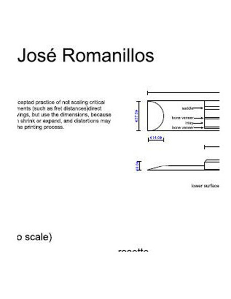 Plan Guitare Classique Jose Romanillos