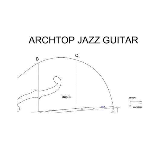 Archtop jazz Guitar plan