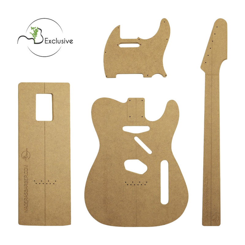 Telecaster style Template Set MB Exclusive | MB Exclusive Templates