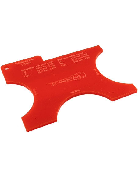 Plantilla Contornos Mastil Strat 62 / Telecaster