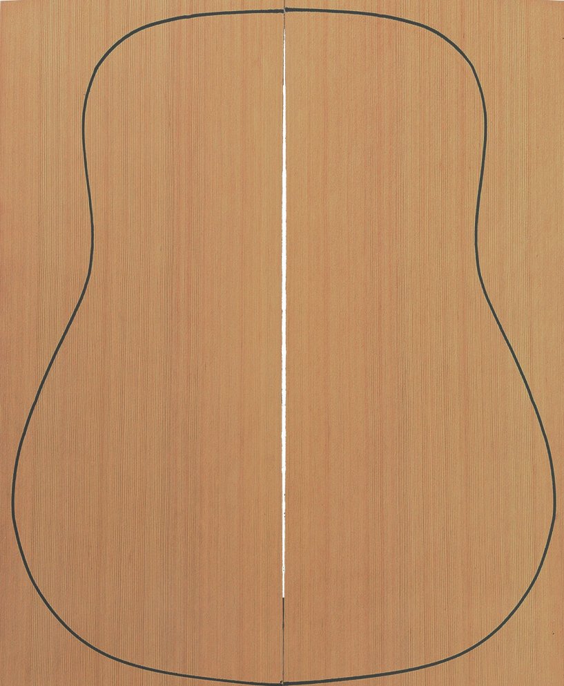 A Red Cedar Natural Dry 30 Years Acoustic Guitar Tops