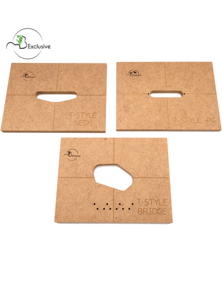 Set Plantillas Pastillas Estilo Telecaster MB Exclusive