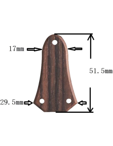 Table pour âme en Palissandre Mod. 01