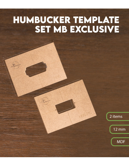 Humbucker Template Set MB Exclusive | MB Exclusive Templates