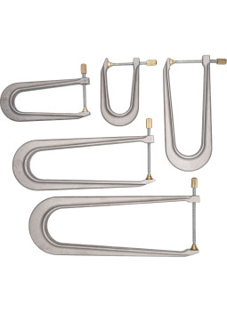 Set of 5 Bass Bar Clamps Violin / Viola / Cello | Maderas Barber