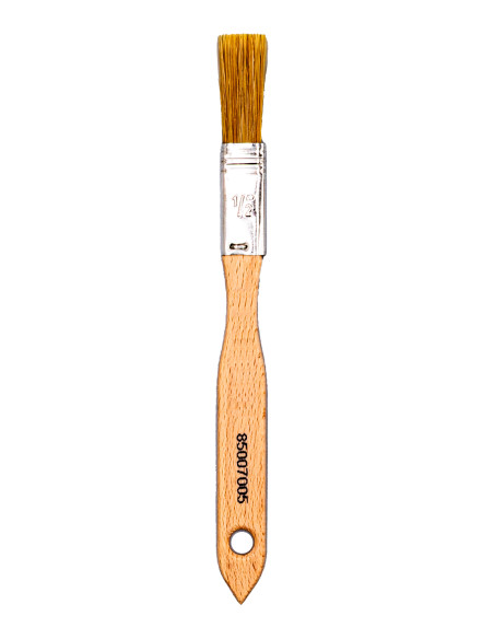 Pincel Plano de Cerdas Naturales 1/2 Pulgada