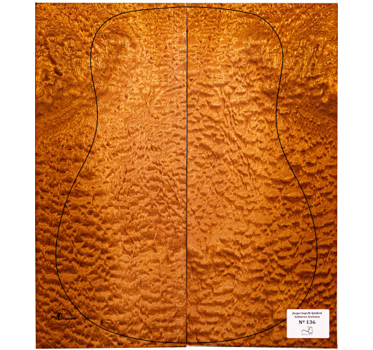Juego Sapelli Quilted Guitarra Acústica MB Exclusive Nº136