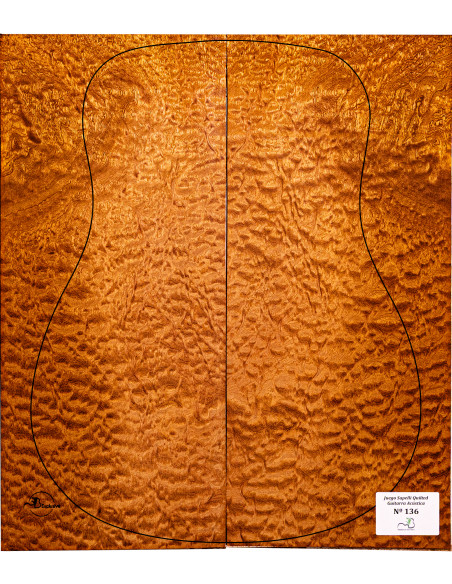 Juego Sapelli Quilted Guitarra Acústica MB Exclusive Nº136