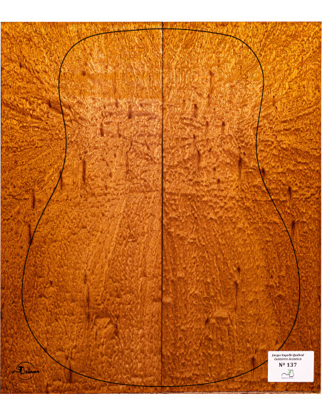 Juego Sapelli Quilted Guitarra Acústica MB Exclusive Nº137