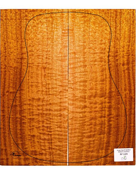 Juego Sapelli Quilted Guitarra Acústica MB Exclusive Nº129