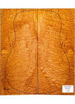 Jeu Guitare Acoustique Sapelli Quilted MB Exclusive Nº119