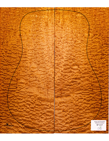 Juego Sapelli Quilted Guitarra Acústica MB Exclusive Nº117