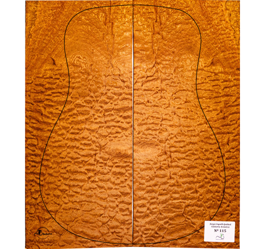 Jeu Guitare Acoustique Sapelli Quilted MB Exclusive Nº115