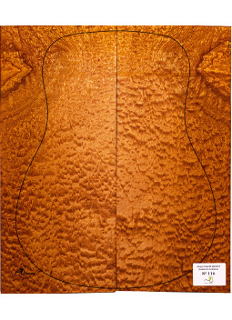 Juego Sapelli Quilted Guitarra Acústica MB Exclusive Nº116