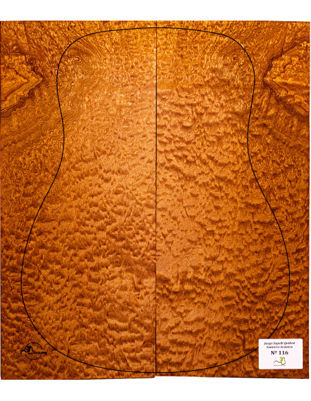 Jeu Guitare Acoustique Sapelli Quilted MB Exclusive Nº116