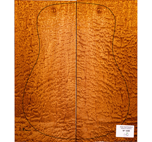 Juego Sapelli Quilted Guitarra Acústica MB Exclusive Nº108