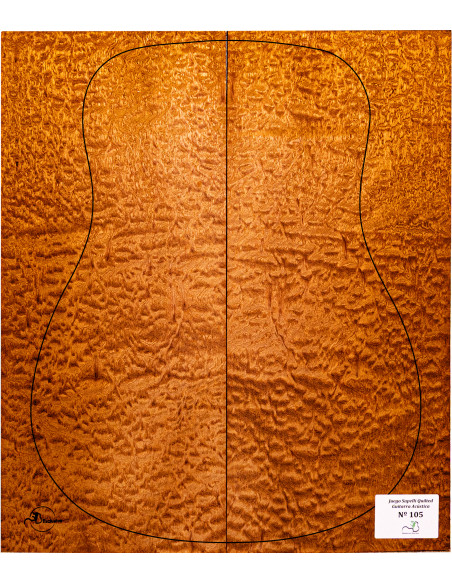 Juego Sapelli Quilted Guitarra Acústica MB Exclusive Nº105