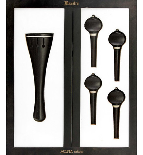 Ebony Tailpiece and 4 Pegs Cello