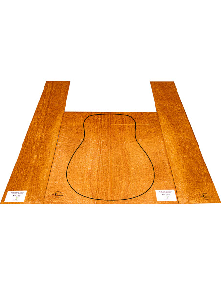 Set Sapelli Quilted Akustikgitarre MB Exclusive Nr.135| Maderas Barber