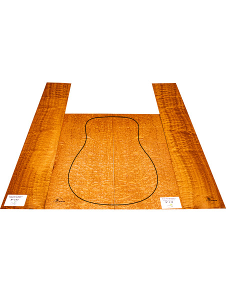 Set Sapelli Quilted Akustikgitarre MB Exclusive Nr.134| Maderas Barber