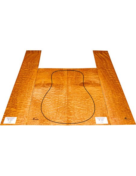 Quilted Sapele Set Nº124 Acoustic Guitar MB Exclusive | Maderas Barber