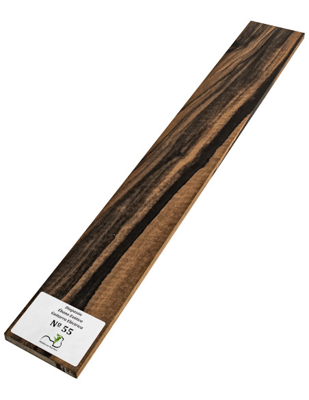 Exotic Ebony Electric/Acoustic/Archtop Guitar Fingerboard MB Exclusive Nº55 | Maderas Barber