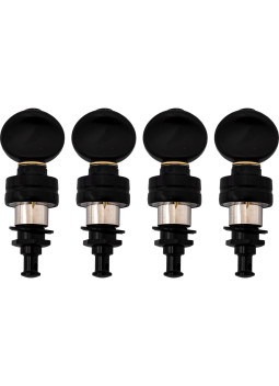 Clavijero Gotoh Ukelele Negro Cromo UPT/UBB-BC